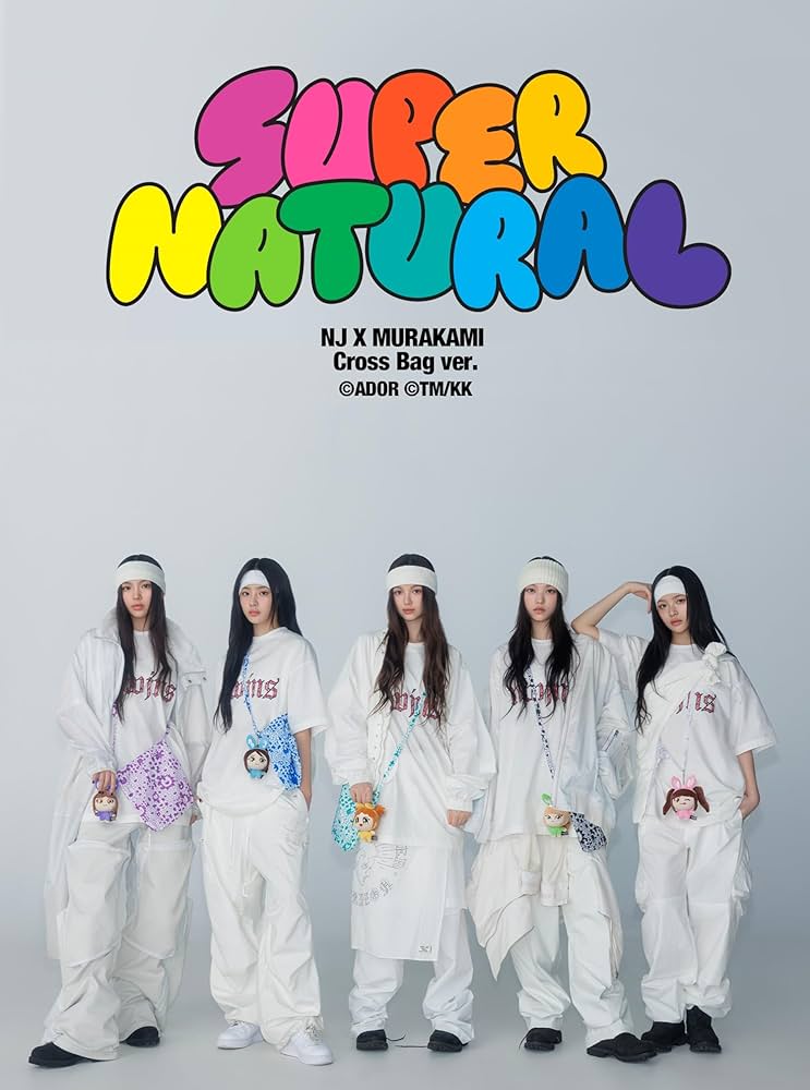 Amazon.co.jp: NewJeans 'Supernatural' NJ X MURAKAMI Cross Bag ver