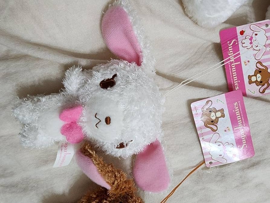 Amazon.co.jp: タグ付き シュガーバニーズ ぬいぐるみ マスコット 5点