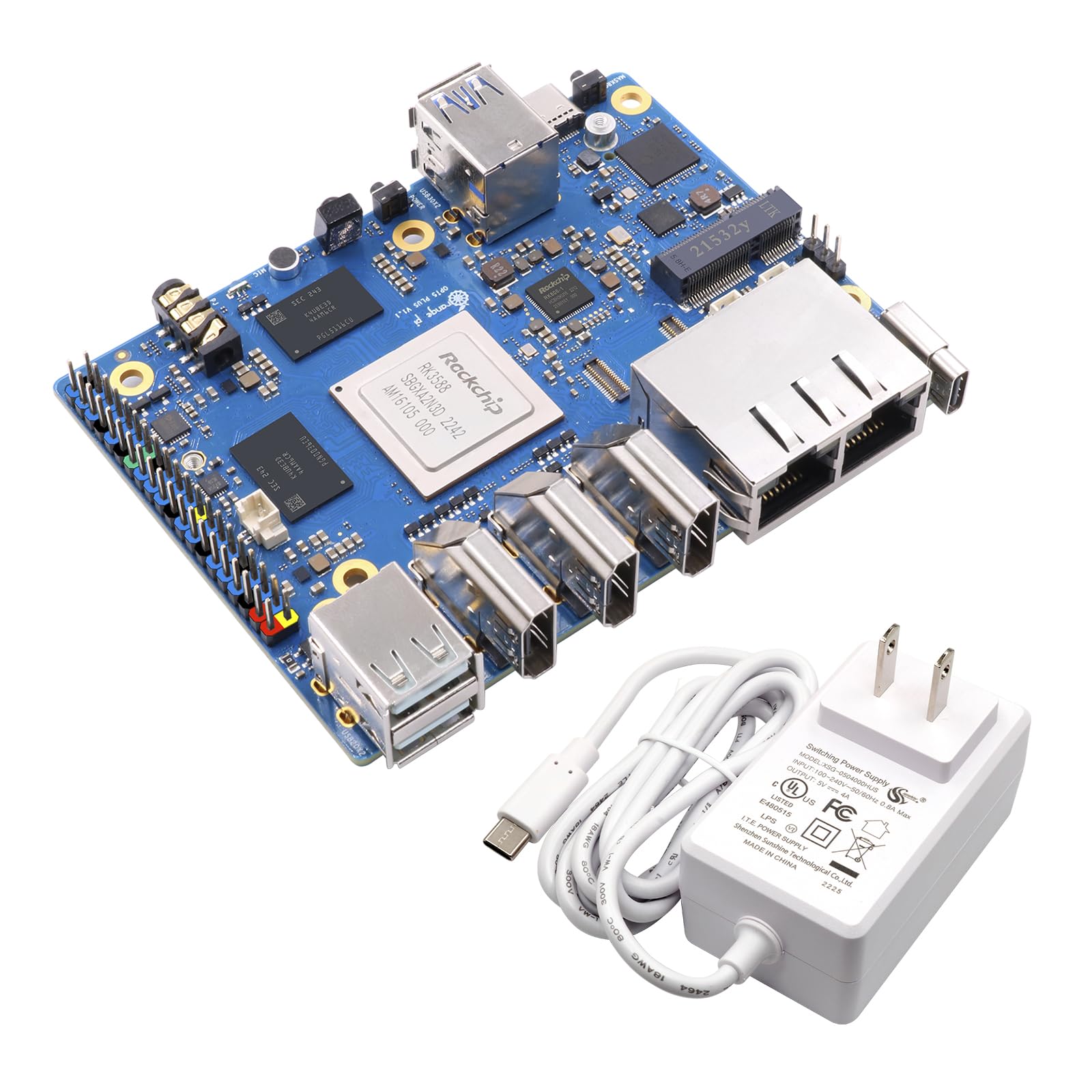 Amazon.com: Orange Pi 5 Plus 16GB Rockchip RK3588 8 Core 64 Bit