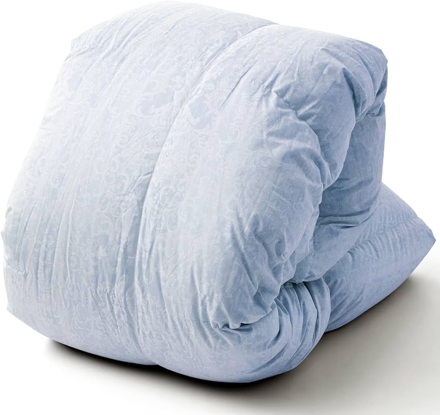 Amazon｜昭和西川 羽毛布団 日本製 ドイツ産ホワイトダック90％ 1.2kg