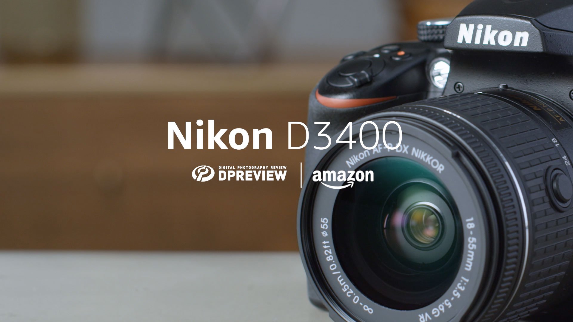 Amazon.com : Nikon D3400 w/ AF-P DX NIKKOR 18-55mm f/3.5-5.6G VR