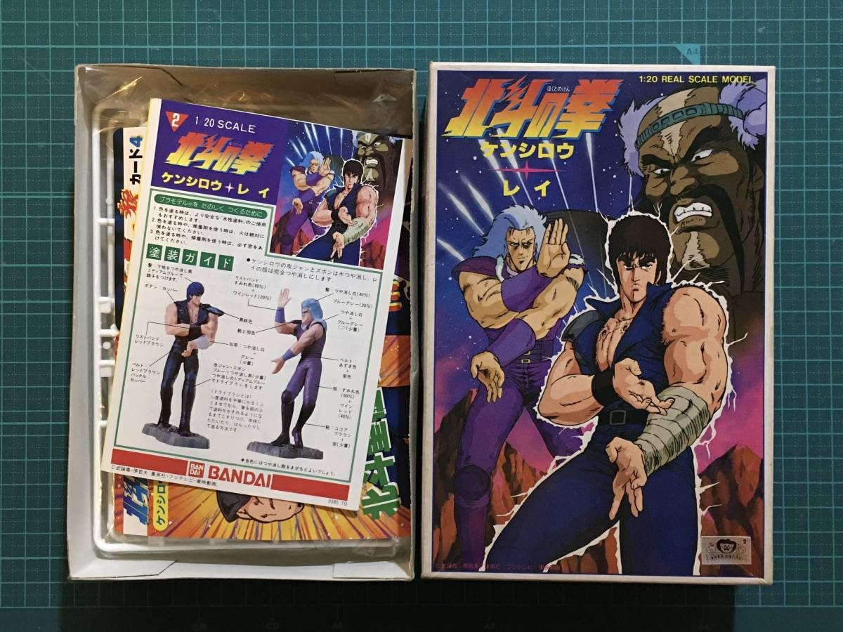 Amazon.co.jp: 1/20 北斗の拳 ケンシロウ＋レイ 品 0503567-300 : ホビー