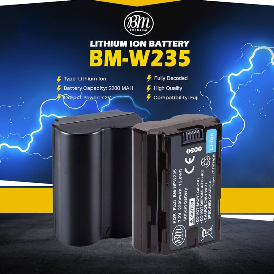 Amazon.com : BM Premium NP-W235 Battery for Fujifilm X-S20, X-T5