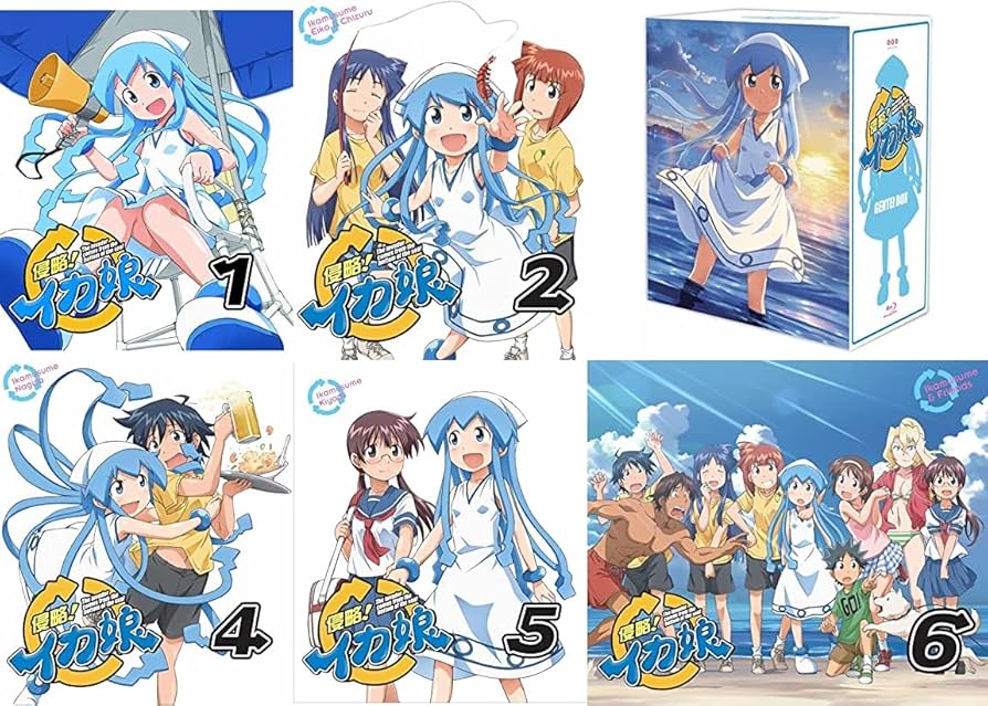 Amazon.co.jp: 侵略!イカ娘 全6巻セット [マーケットプレイス Blu-ray