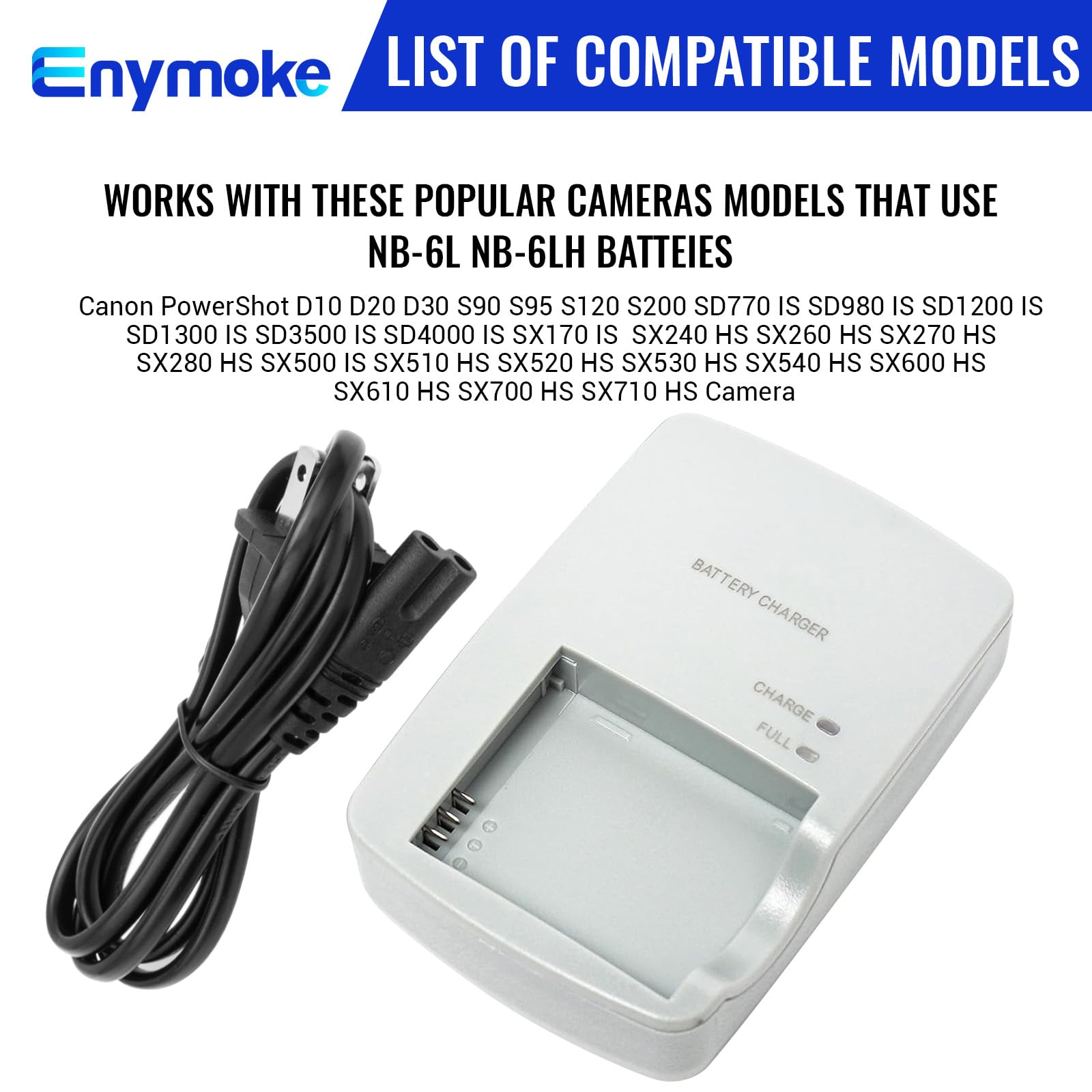 Amazon.com: CB-2LY CB-2LYE Quick Battery Charger for Canon NB-6L