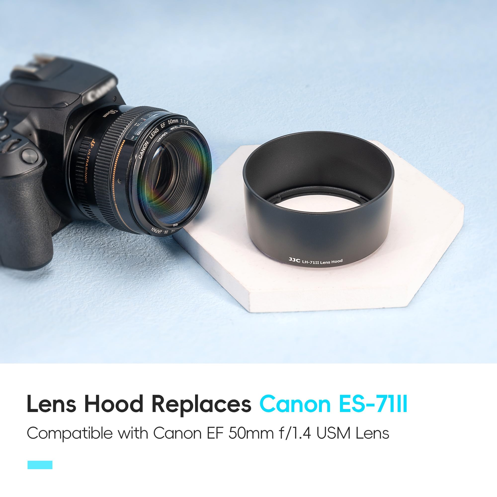 Amazon.com : JJC Lens Hood Shade for Canon EF 50mm f/1.4 USM Lens