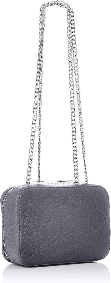 Amazon | [ラコステ] 公式 CROCO CREWチェーンハンドルバッグ ダーク