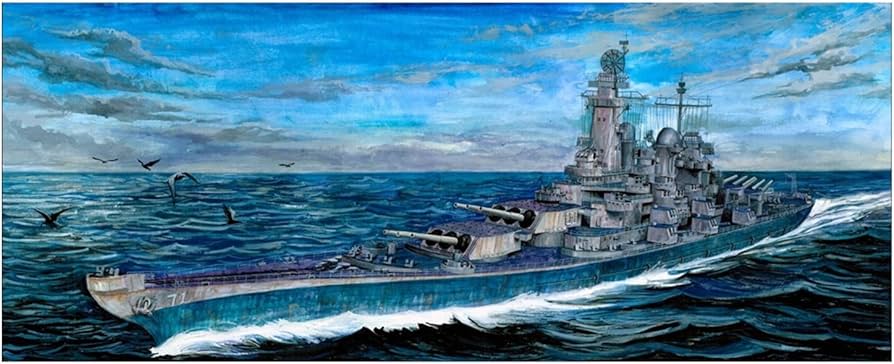 Amazon | ベリーファイア 1/700 アメリカ海軍 戦艦 ルイジアナ BB-71