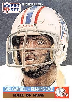 Amazon.com: 1991 Pro Set Football #27 Earl Campbell Houston Oilers