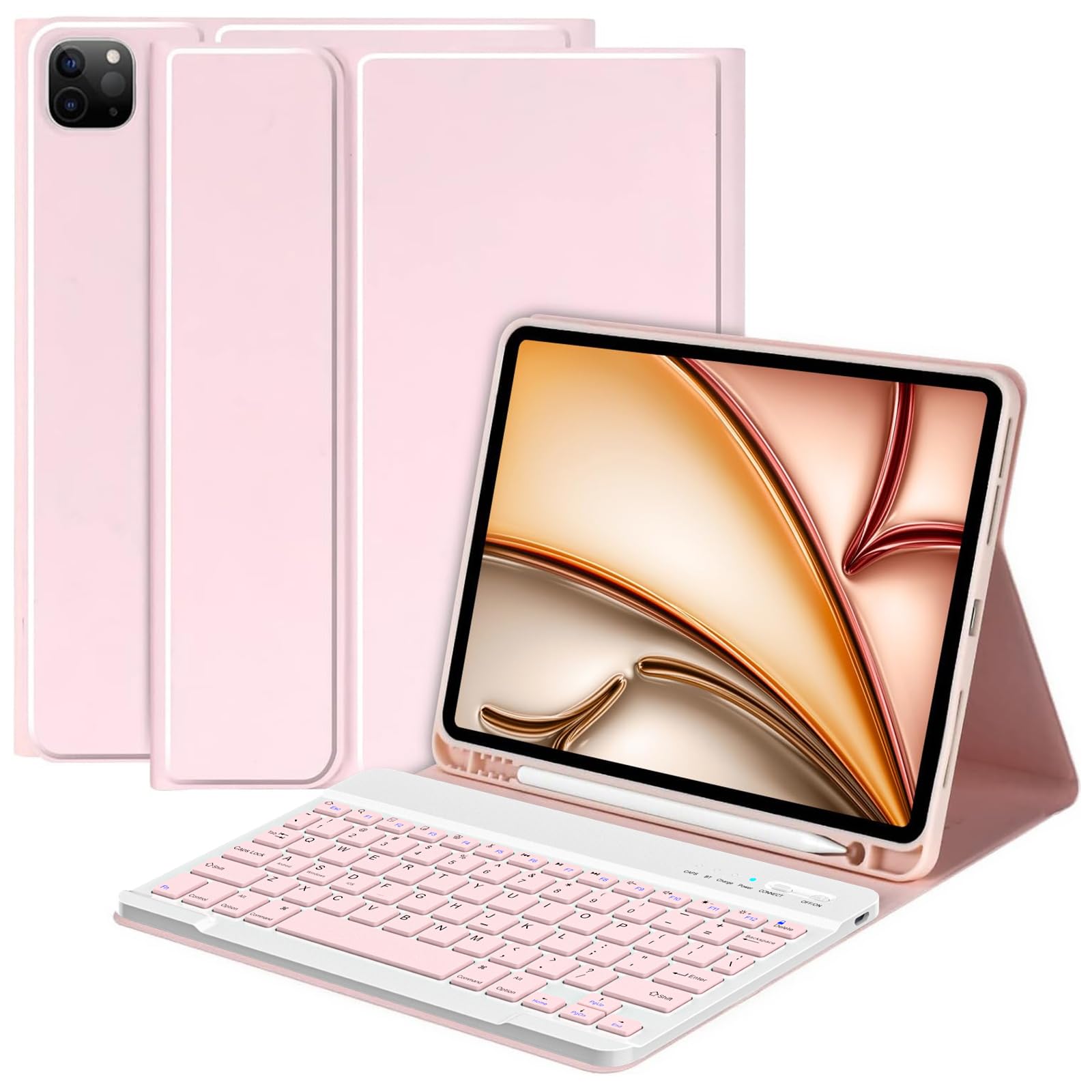 Amazon.com: CC Store for iPad Air 11 Inch Case with Keyboard M3/M2