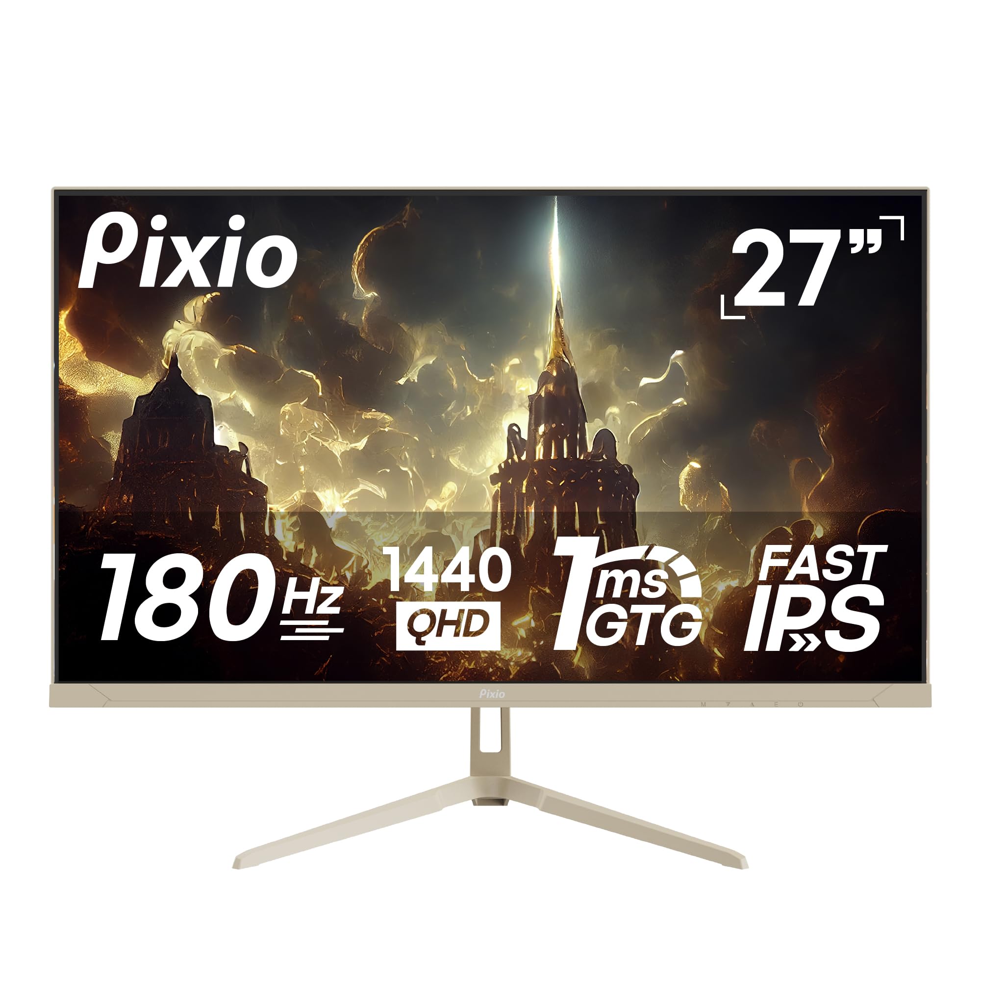 Amazon.com: Pixio PX278 Wave Beige 27 inch 180Hz Refresh Rate Quad