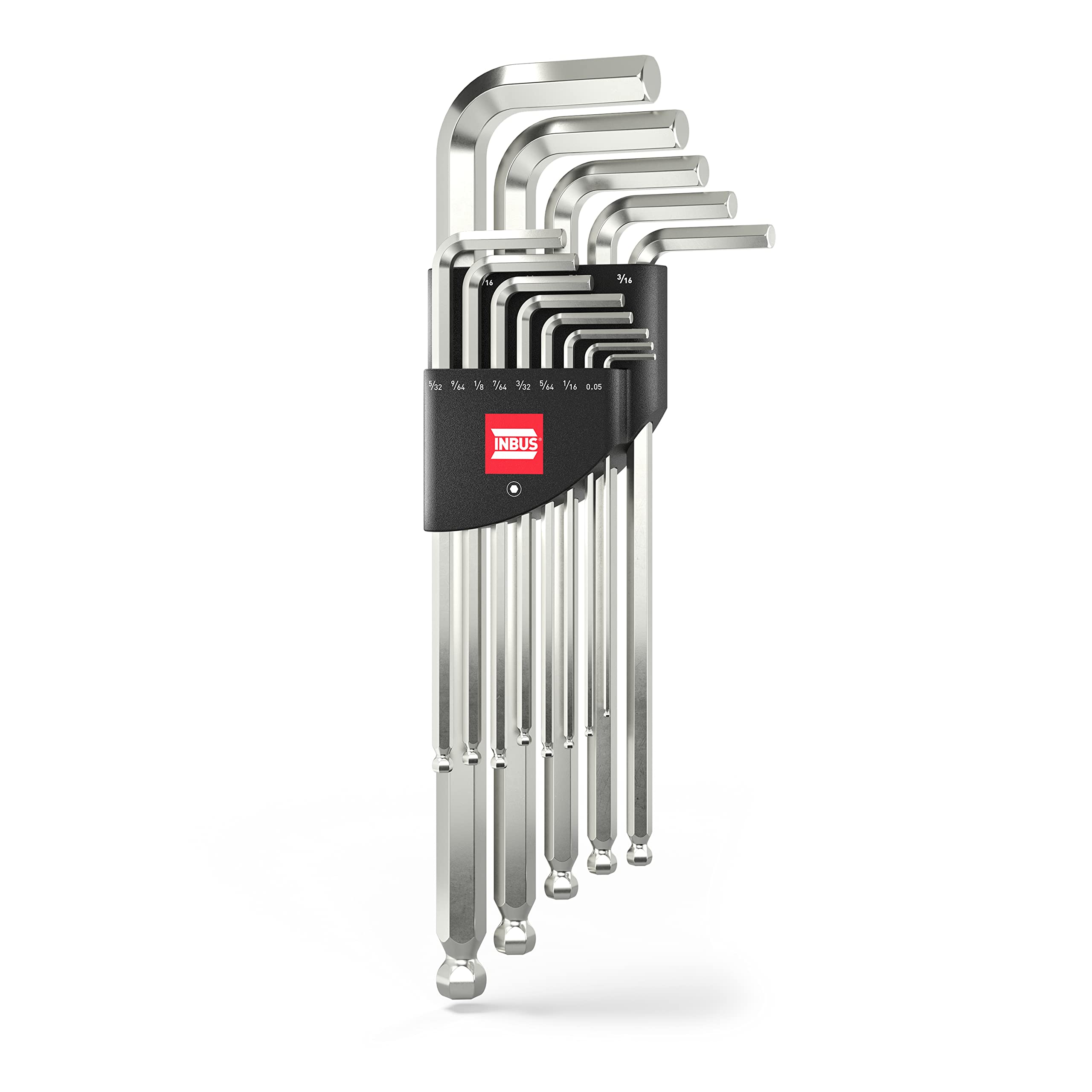 INBUS® 70426 Imperial Hex Key Set with Ball End 13pcs 0.05-3/8