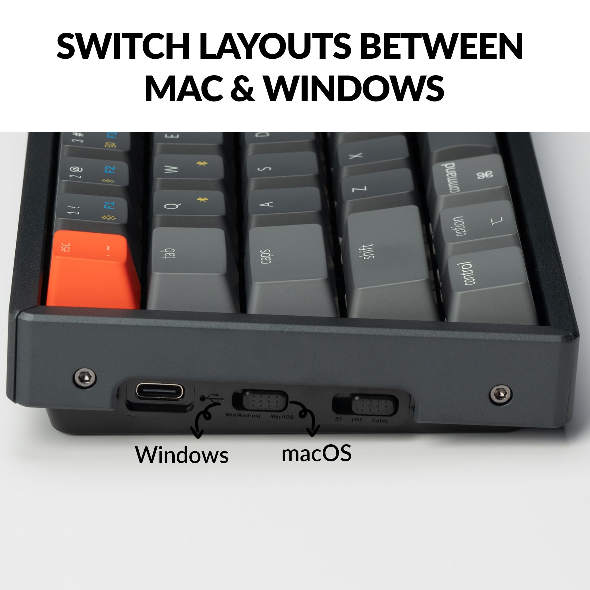 Amazon.com: Keychron K6 Wireless Mechanical Keyboard, 65% Compact