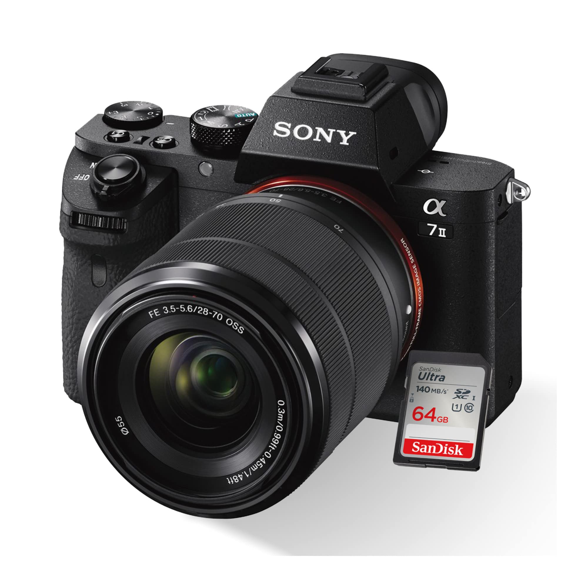 Sony Alpha a7II Mirrorless Digital Camera Bundle with 2 | B2B
