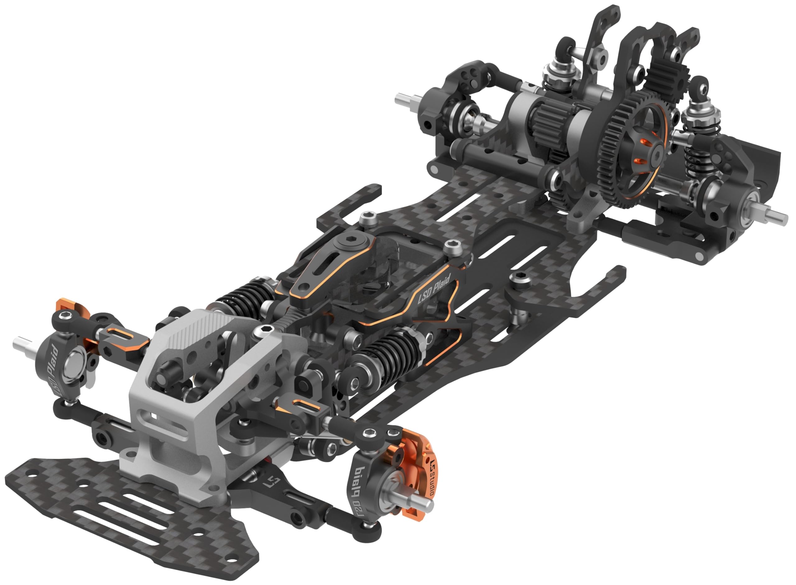 Amazon.co.jp: P.D LS Studio LSD 1/24 RWD ドリフトカー シャーシ