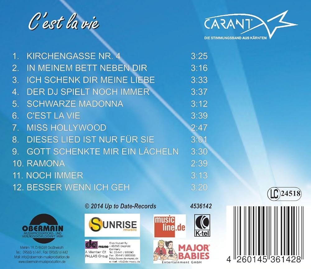 CARANT - C'est La Vie - Amazon.com Music
