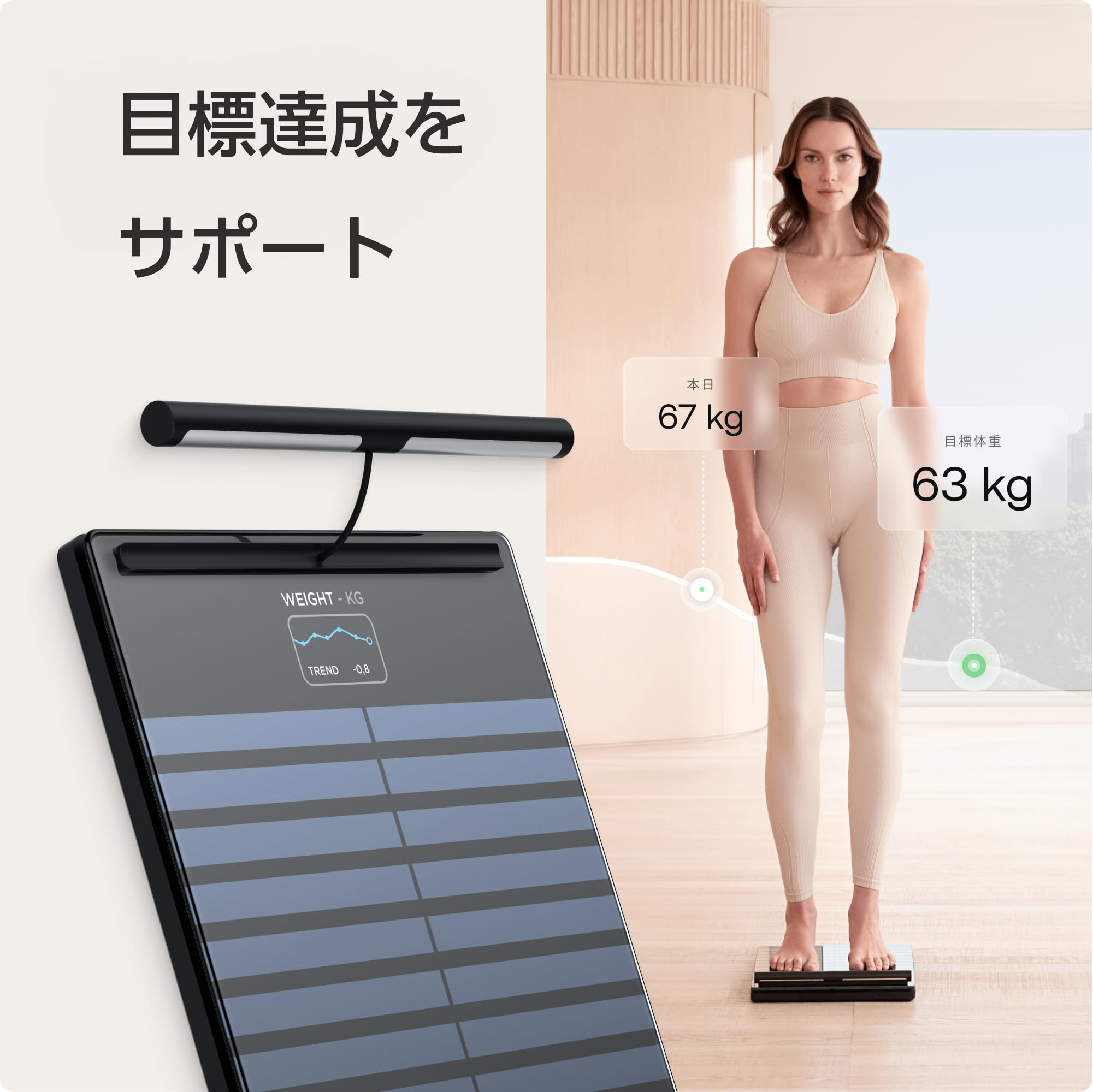 Amazon.co.jp: Withings Body Segment スマート体組成計【フランス