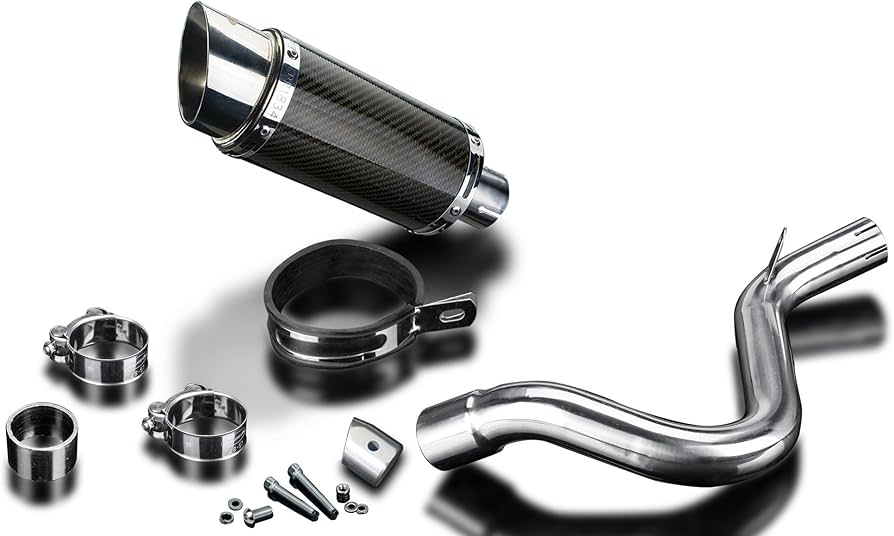 Amazon | DELKEVIC スリップオンカーボンマフラー☆KTM 125 DUKE 触媒