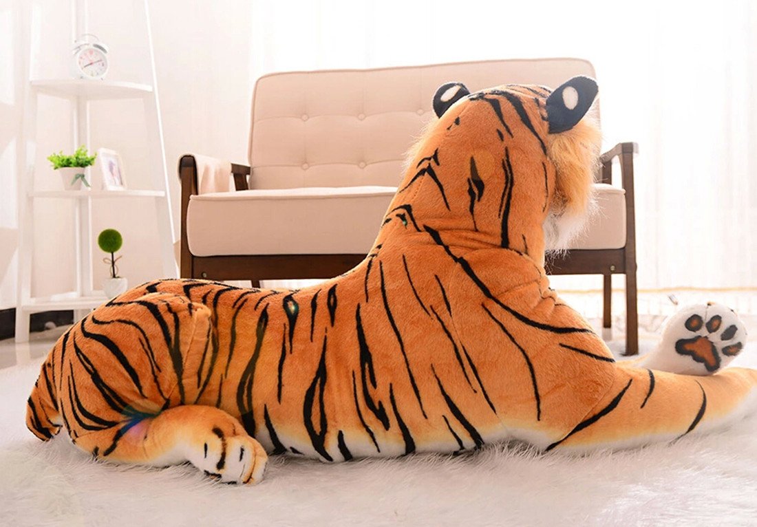 Amazon.co.jp: ぬいぐるみ 特大 虎/タイガー 大きい 動物 120cm 可愛い