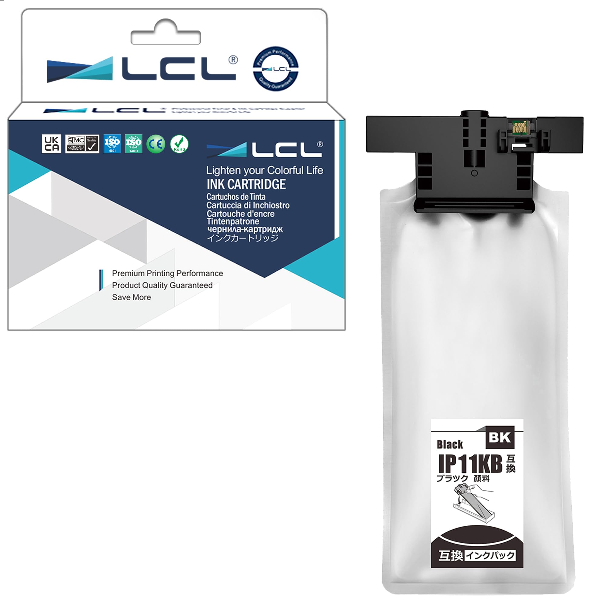 Amazon.co.jp: LCL エプソン用 IP11 IP11B IP11KB 顔料 (1パック