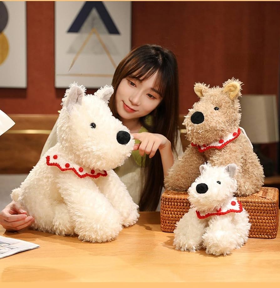 Amazon.co.jp: かわいい犬のぬいぐるみ ウエスト・ハイランド