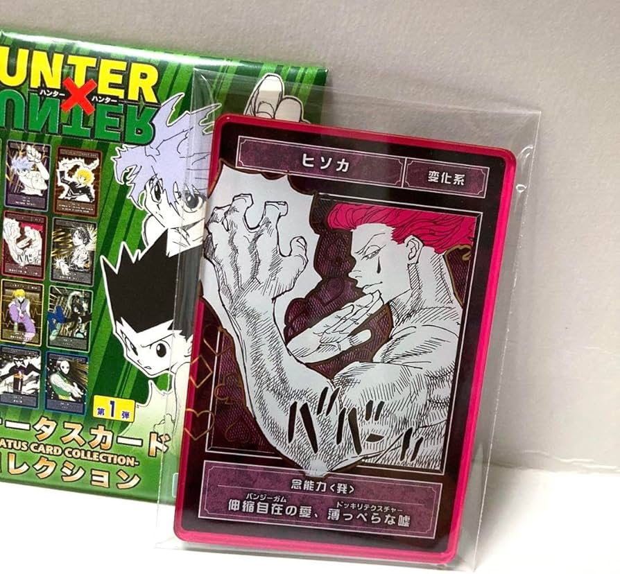 Amazon.co.jp: ハンターハンター ヒソカ ステータスカード HUNTER