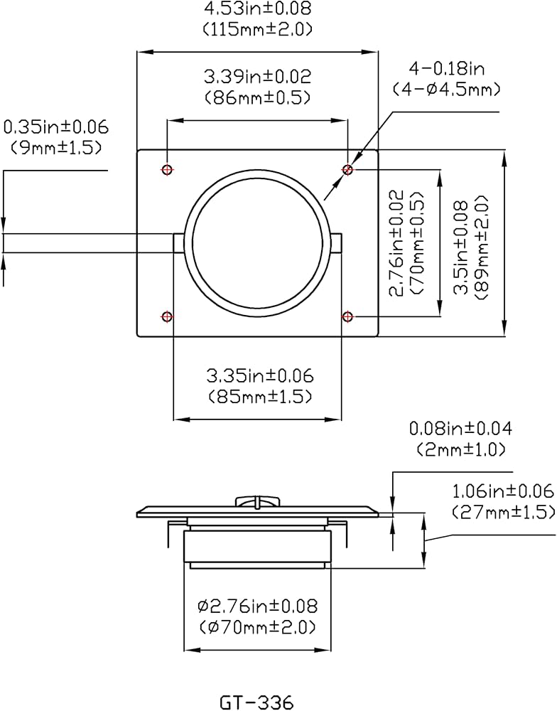 Amazon.com: 2 Goldwood Sound GT-336 Titanium Dome Tweeters 120