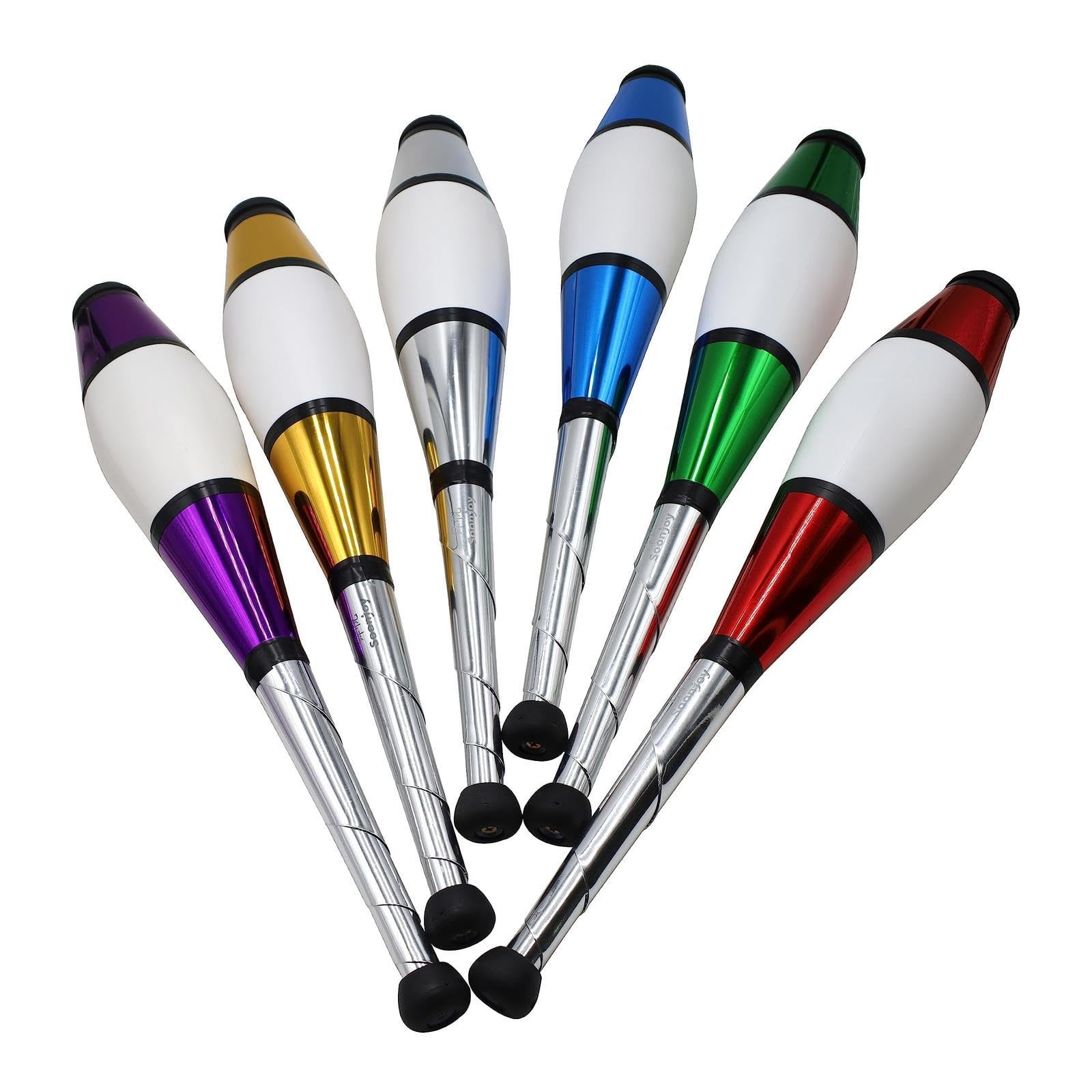 Amazon | 初心者およびプロ向けジャグリングクラブ プレミアム品質