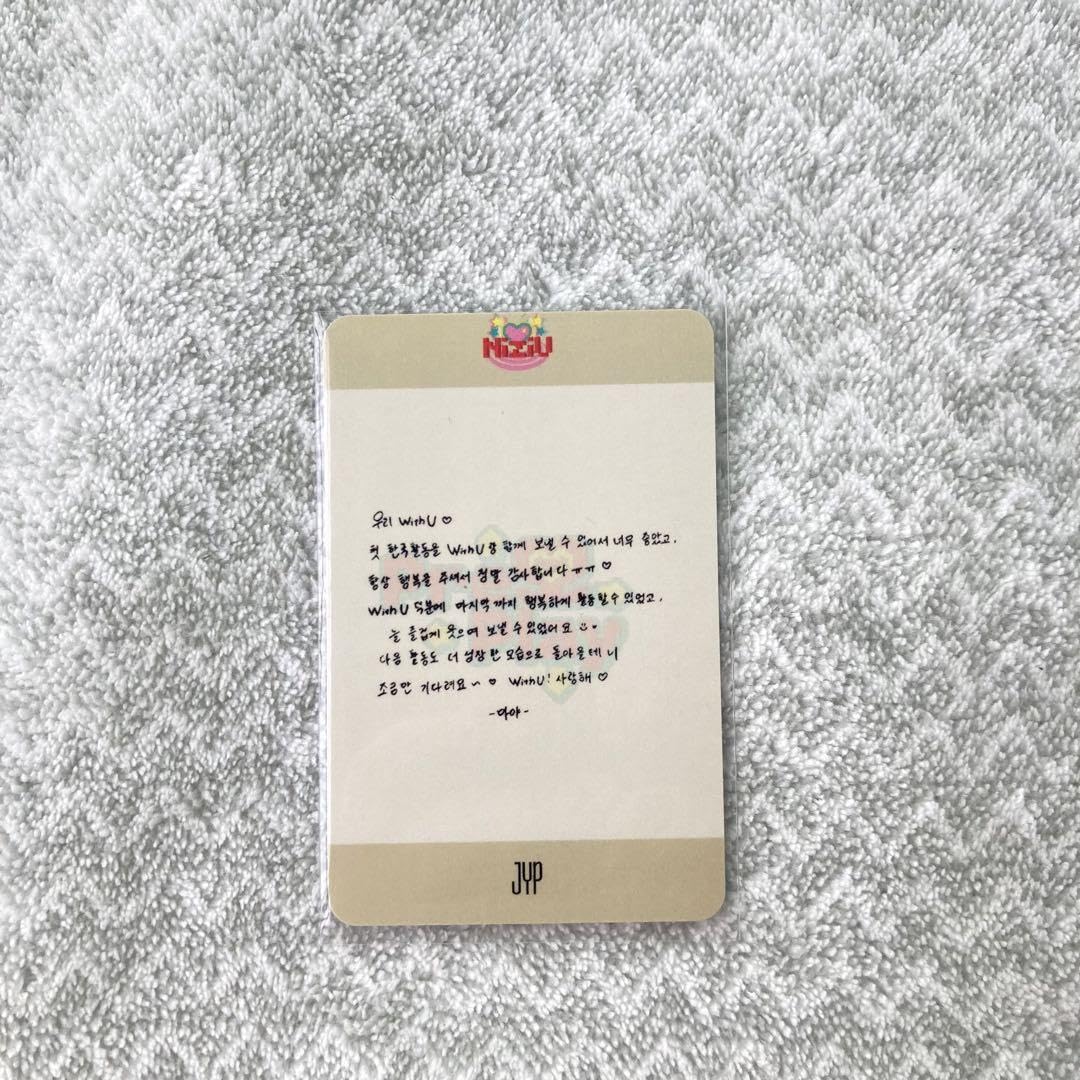 Amazon.co.jp: NiziU韓国 マヤ サノク トレカ オール出席 HEARTRIS