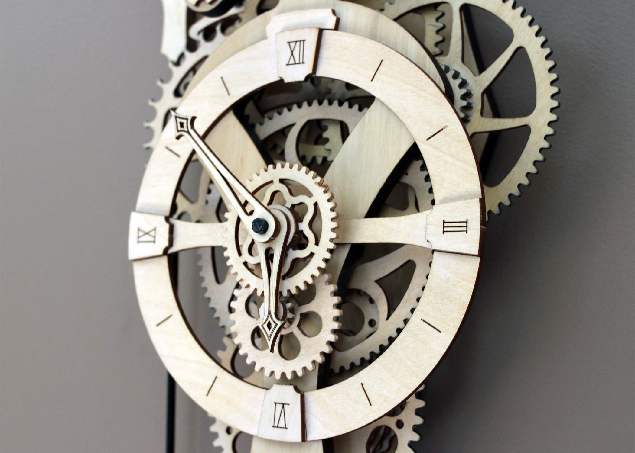 Amazon.co.jp: Abong David 機械式時計キット - 3D木製パズルモデル