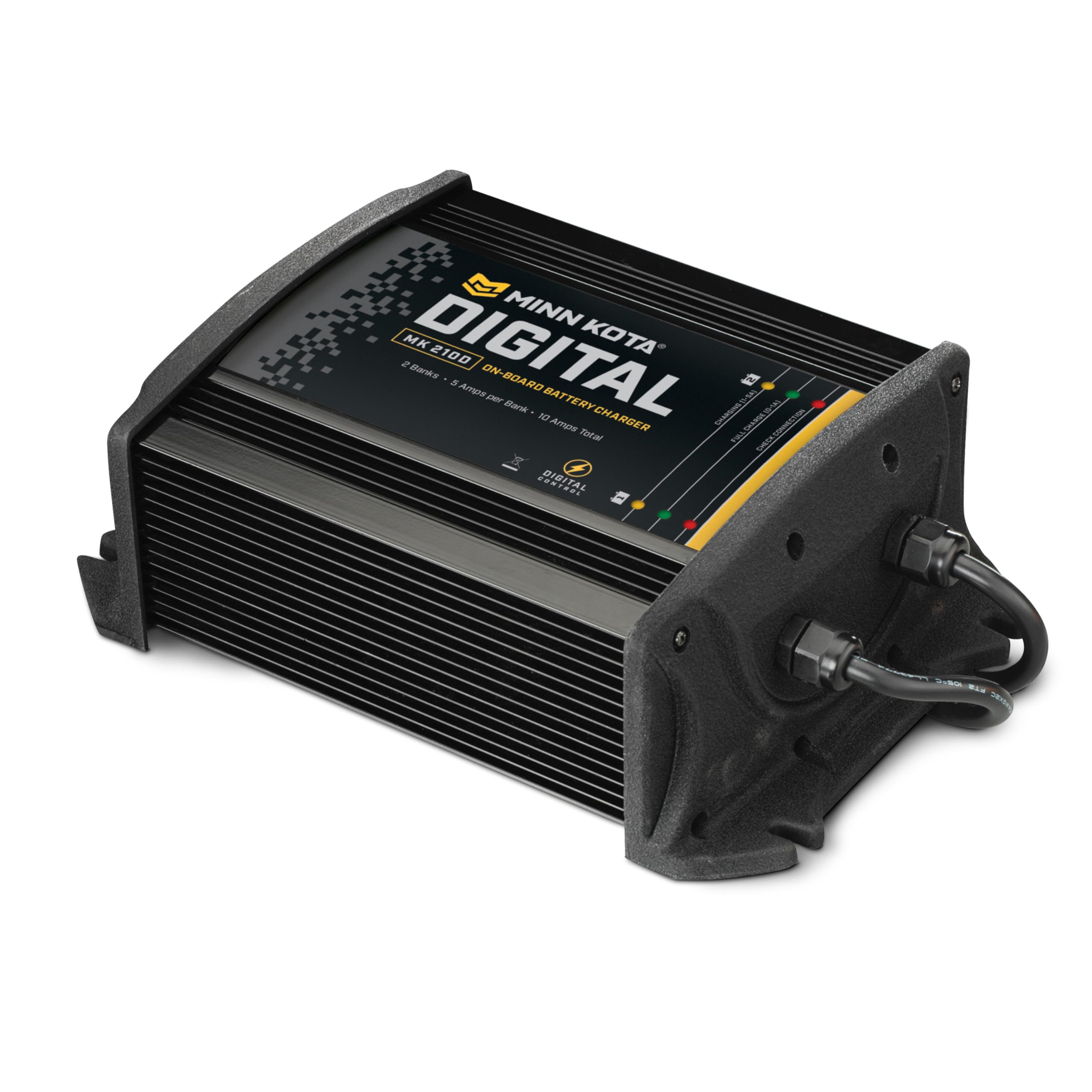 MinnKota MK 210D On-Board Battery Charger (2 Banks, 5 amps per