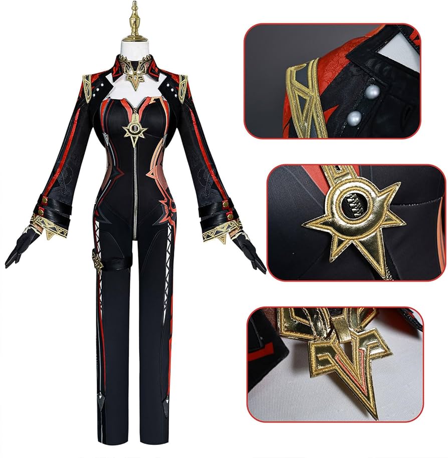 Amazon.co.jp: 原神 マーヴィカ コスプレ衣装 全セット ウィッグ+靴+