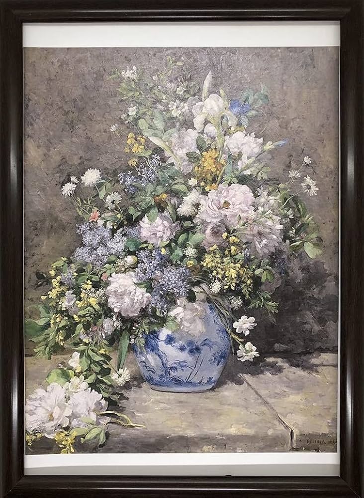 Amazon.co.jp: ピエール＝オーギュスト・ルノワール 春のブーケ 春の