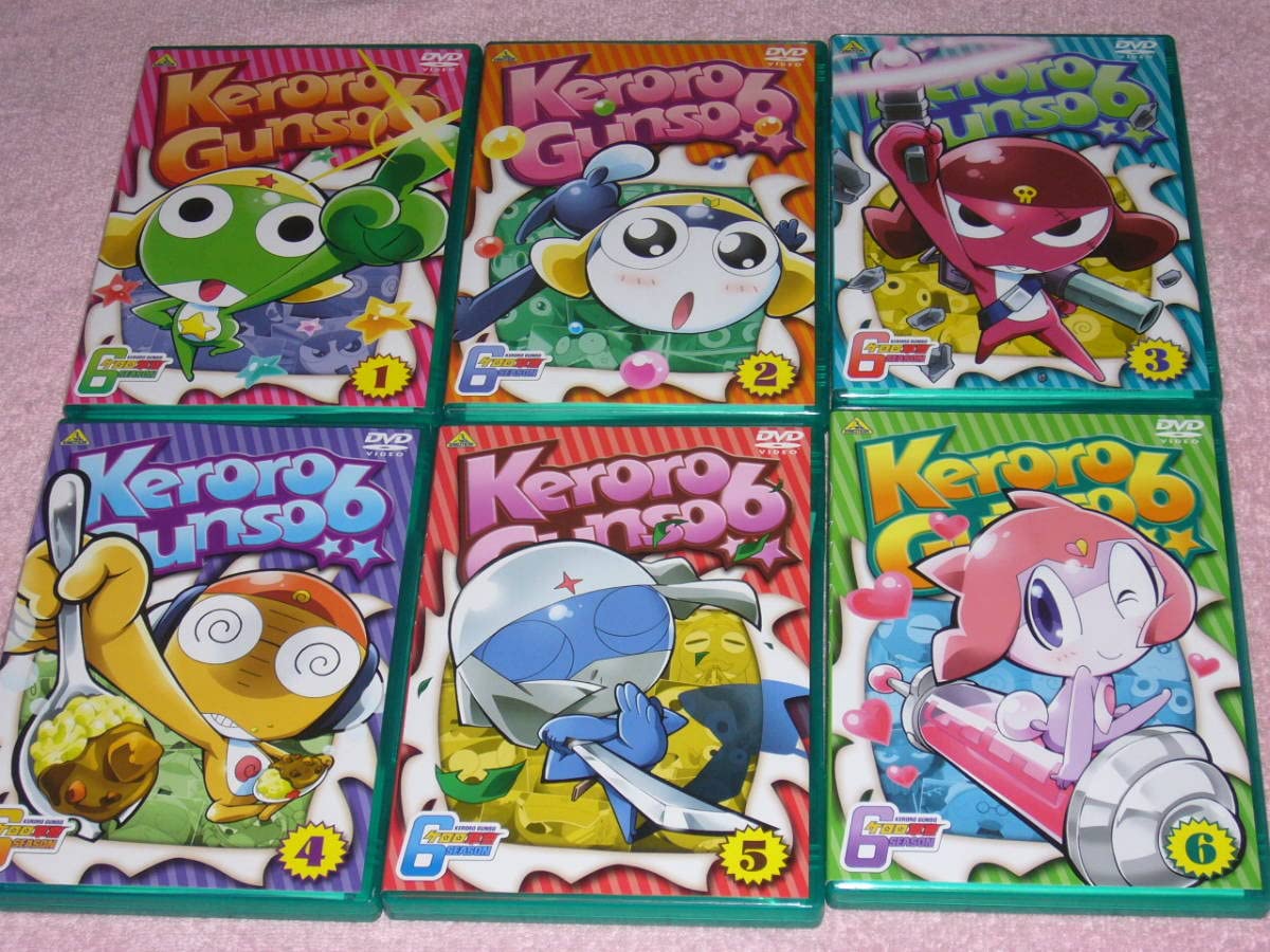 Amazon.co.jp: DVD ケロロ軍曹 6シーズン 全13巻 BOX欠品 : ホビー