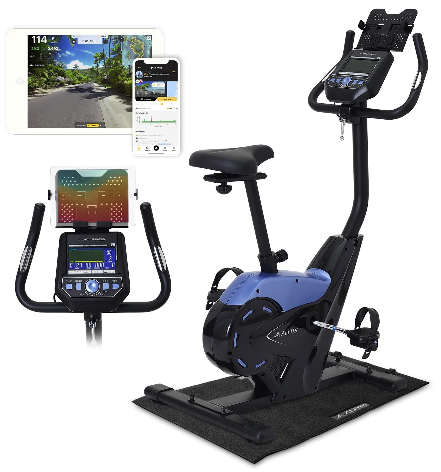 Amazon.co.jp: 【セット買い】アルインコ(ALINCO) フィットネスバイク