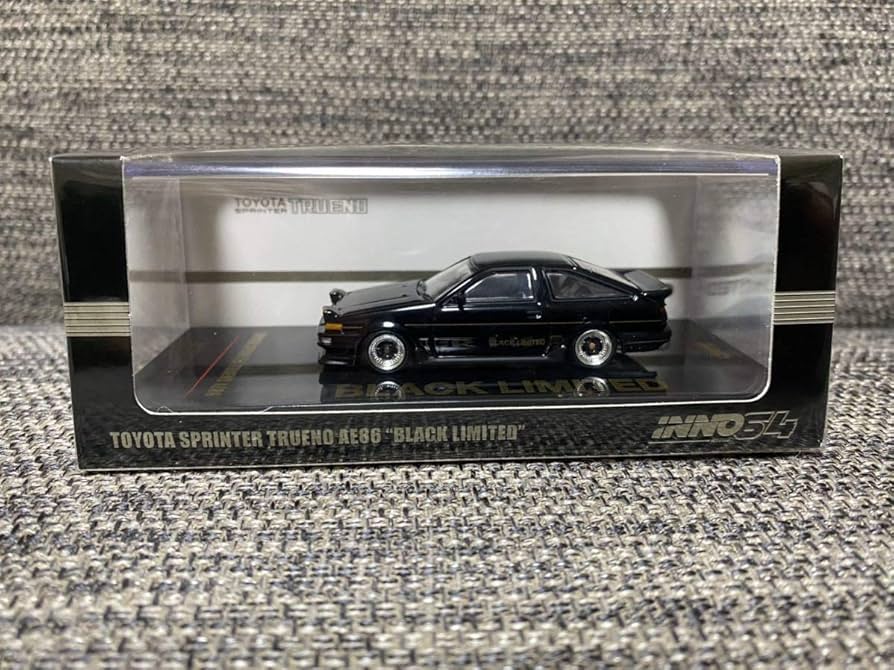 Amazon | INNO64 1/64 トヨタ スプリンタートレノ AE86 ブラック