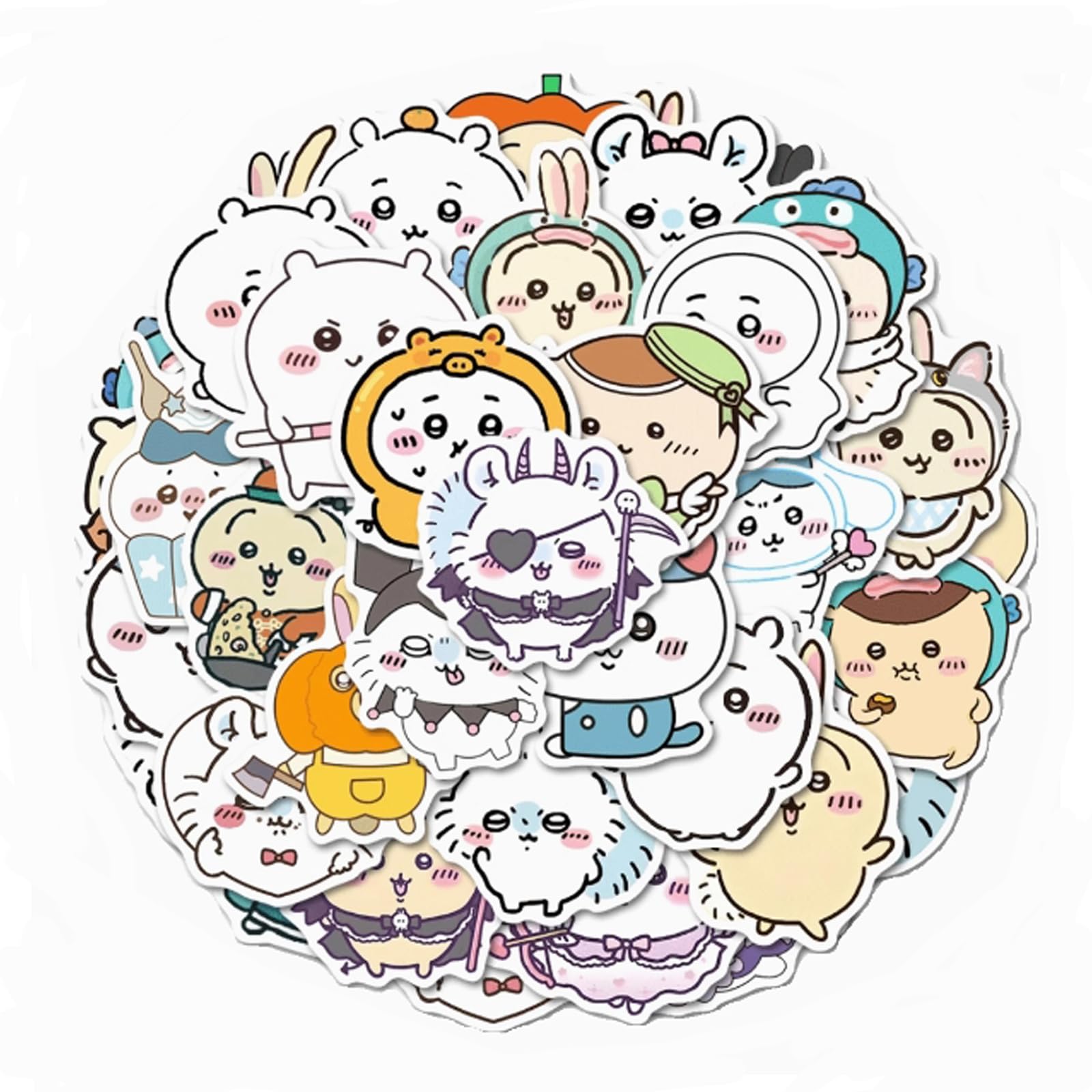 Amazon.co.jp: ちいかわ ステッカー シール ハチワレ うさぎ モモンガ