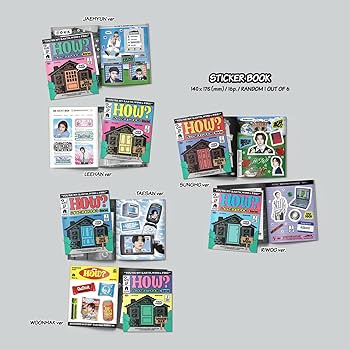 BOYNEXTDOOR - 2nd EP [HOW?] (Sticker Ver.) Sticker Book + CD-R +