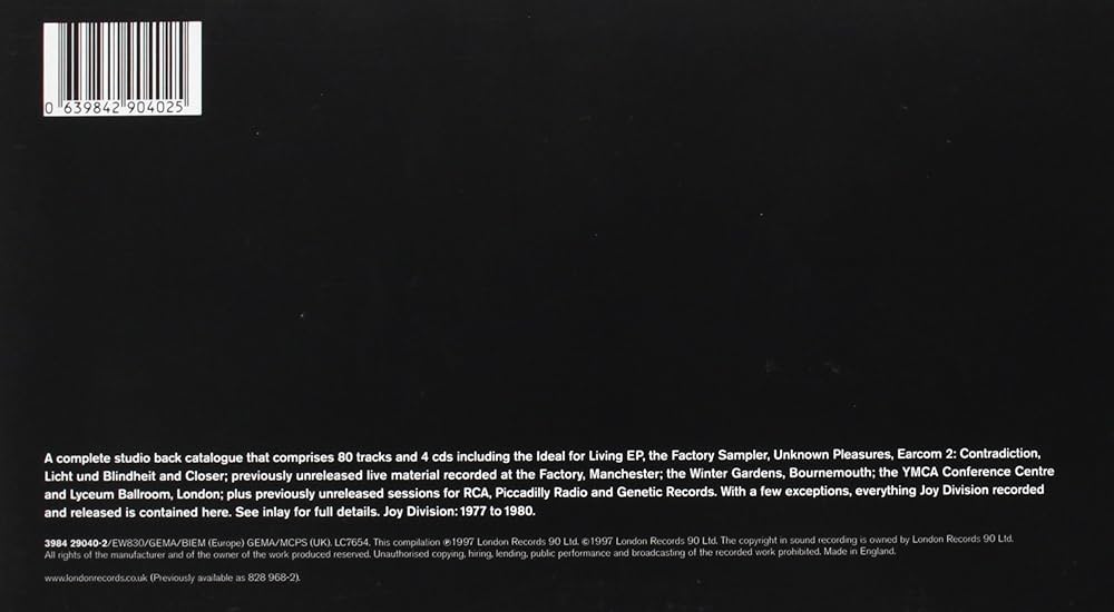 JOY DIVISION - Heart & Soul - Amazon.com Music