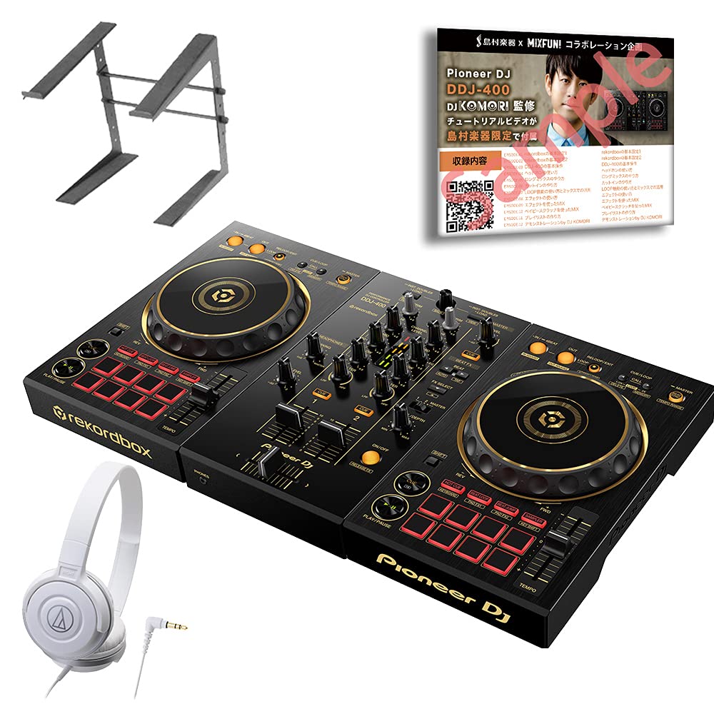 Pioneer DJ DDJ-400 コントローラー ヘッドフォン付き DJ】PioneerDJ