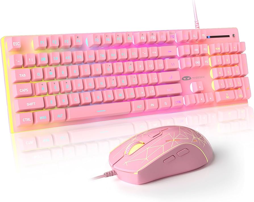Amazon.com: MageGee GT838 Gaming Keyboard and Mouse Combo, 104