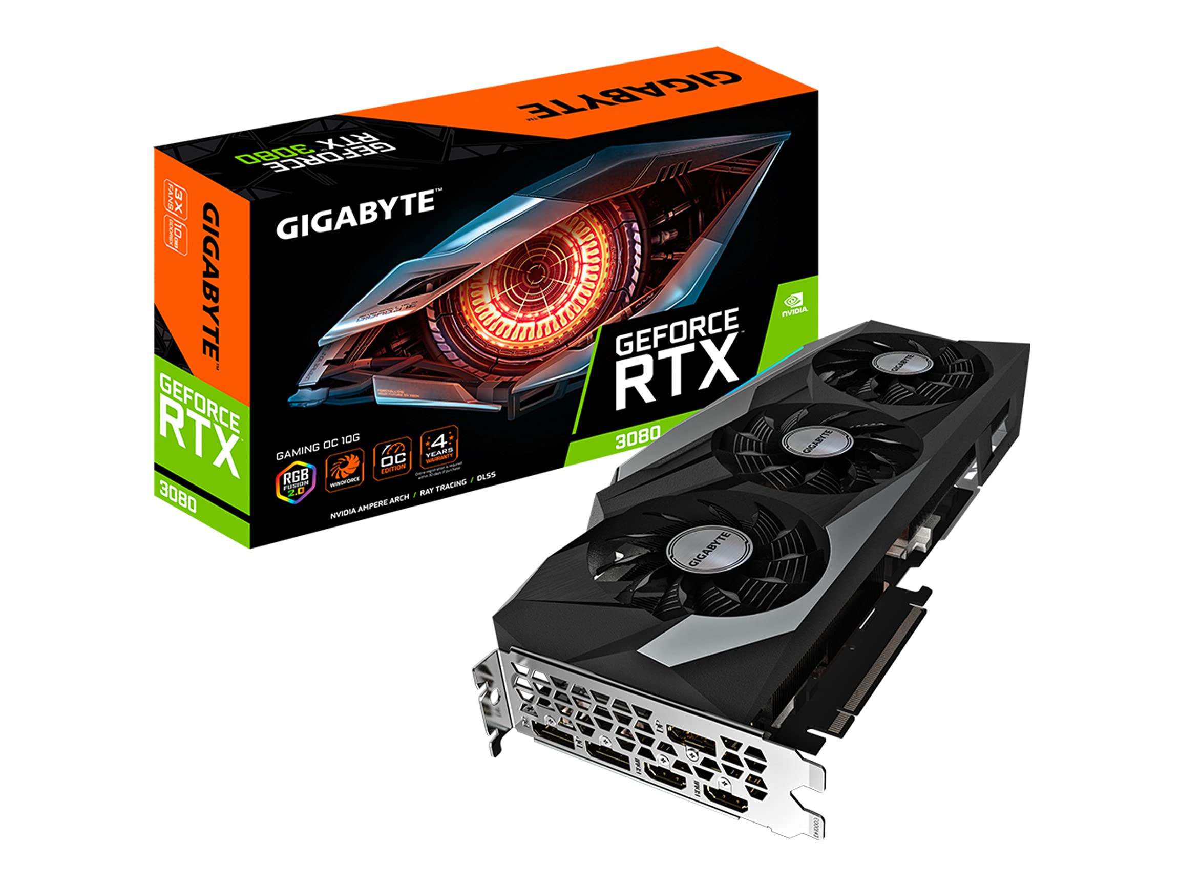 Amazon.com: GIGABYTE GeForce RTX 3080 Gaming OC 10G (REV2.0