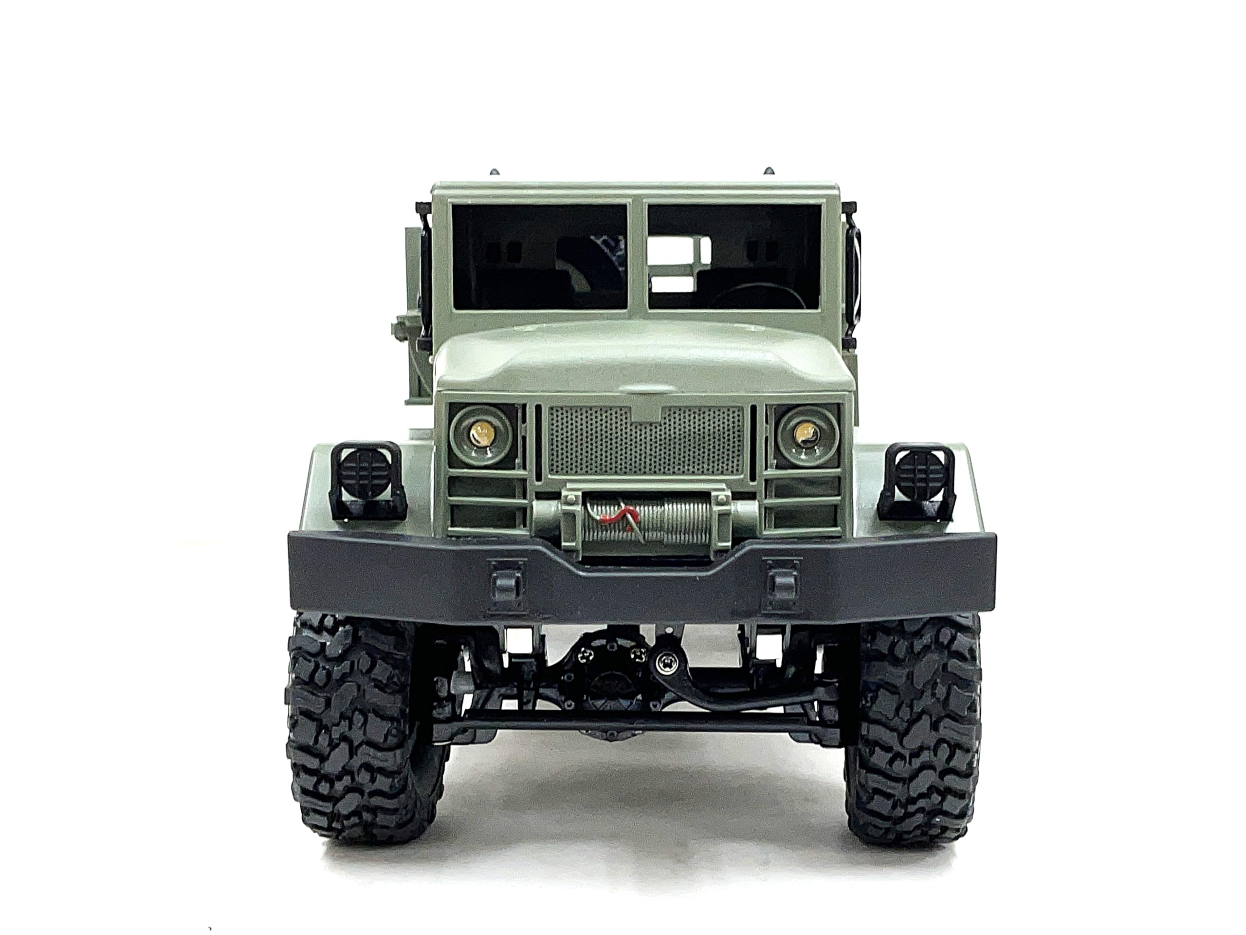 Amazon.co.jp: 2.4GHz 1/16 6WD RTR ミリタリートラック ラジコン 緑