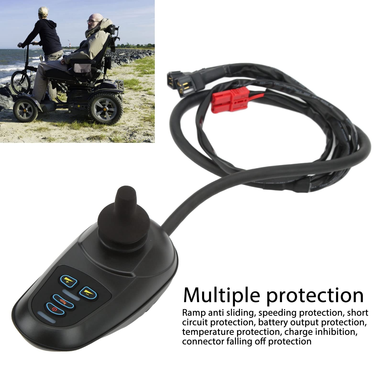 Amazon.co.jp: DC 24V 50A 車いすジョイスティックコントローラー 360