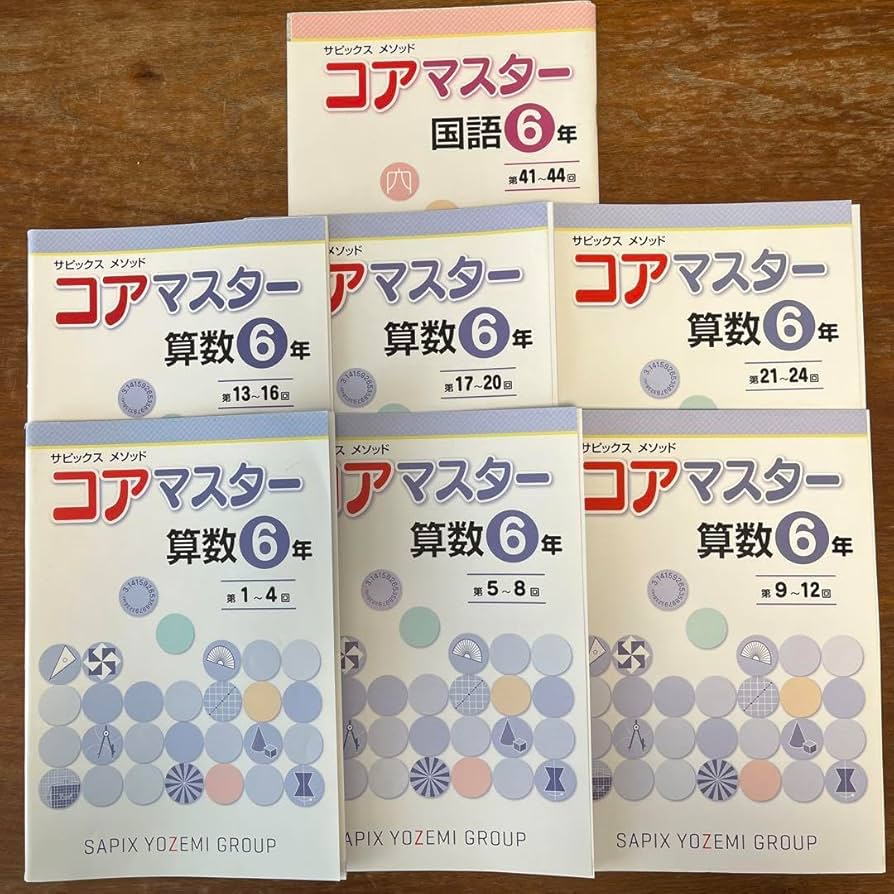 名進研 6年生全テキスト☆中学受験夏期講習【私立中学受験コース】小学