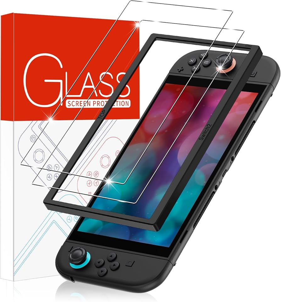 Amazon.co.jp: Switch 2 ガラスフィルム Seefox【2枚入り】Switch 2
