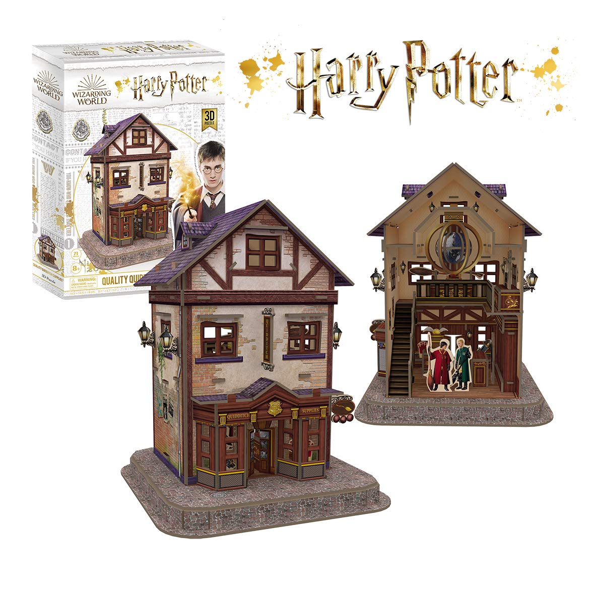 Amazon | 3Dパズル ハリーポッター ダイアゴン横丁 高級クィディッチ