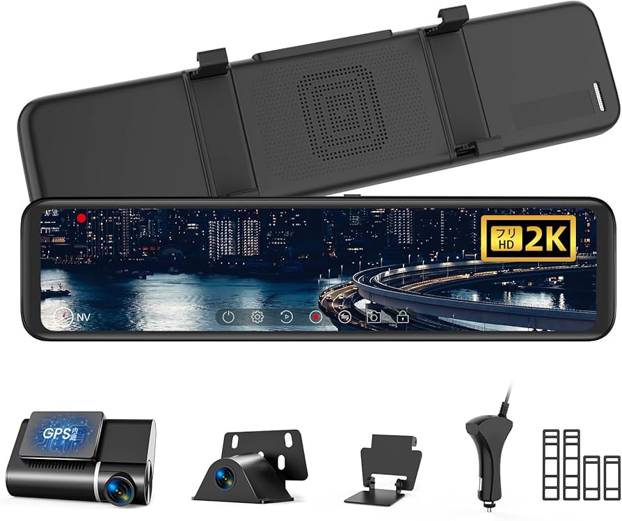 Amazon.co.jp: AUTO-VOX X7 ドライブレコーダー ミラー型 分離 【170