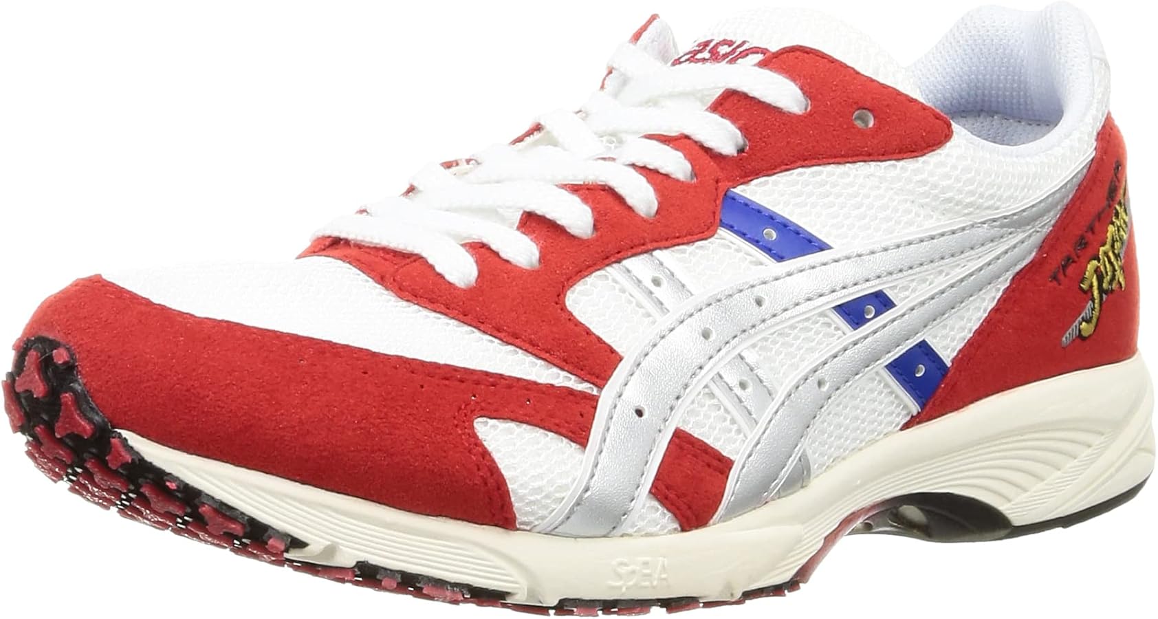 Amazon.co.jp: ASICS TARTHER JAPAN Running Shoes, white/classic red