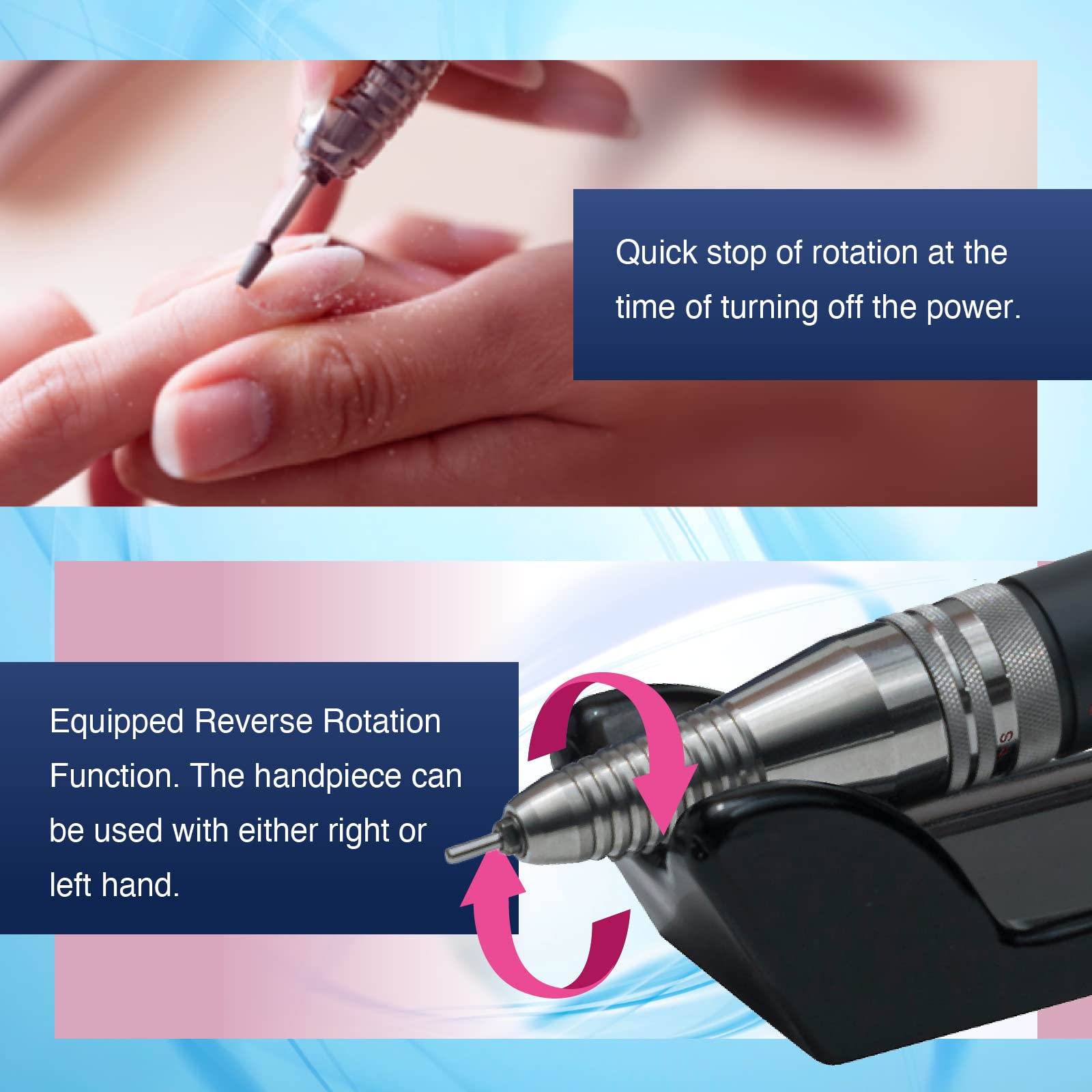 Amazon.co.jp: 【Upower】UP200 プロフェッショナルネイルドリルマシン